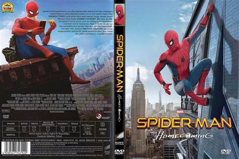 Spider Man Homecoming 2017 R2 German Dvd Cover Dvdcovercom
