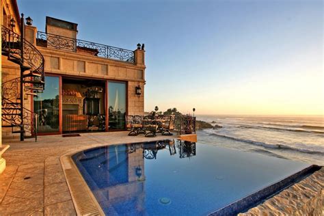 169 Million Mediterranean Oceanfront Mansion In La Jolla Ca Homes