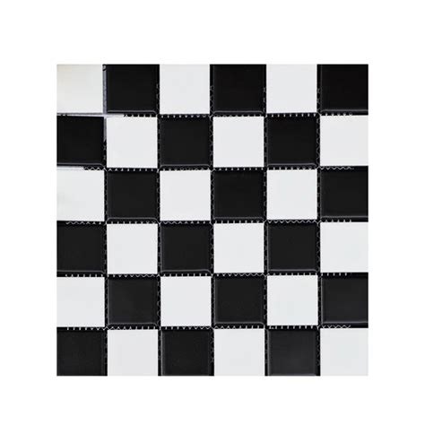 Black And White Wall Tile Mixed Material Mosaic Sheet Wall And Floor Tile