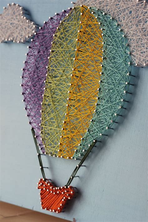 Hot Air Balloon String Art Home Decorating Trends Homedit