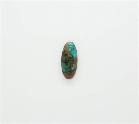 Kingman Turquoise Oval Cabochon 155 Carat 31x135 Mm Teal Etsy