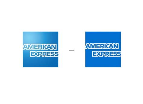 The American Express Logo Is Shown In Blue And White