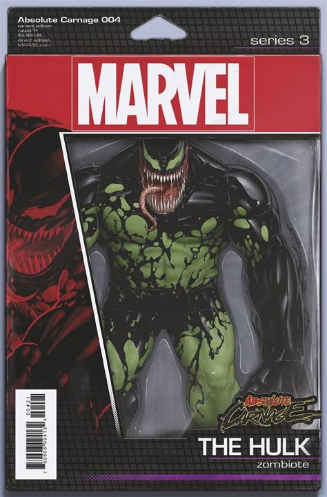 Absolute Carnage 4 Variant Cover Zombiote Hulk By John Tyler