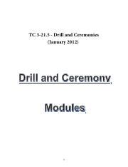 Drill And Ceremony Instructions Pdf TC Drill And Ceremonies January Module