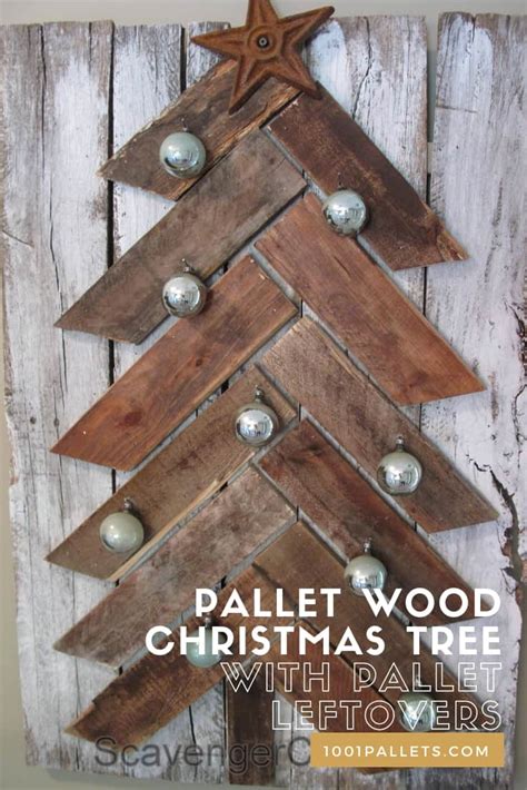 Pallet Wood Christmas Tree With Pallet Leftovers 1001