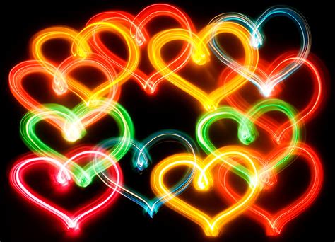 Download Neon Hearts Wallpaper Gallery