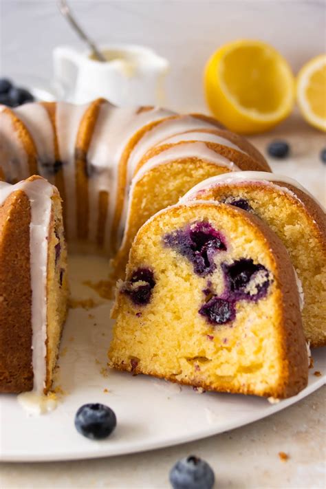 Top Nelliebellie Lemon Blueberry Bundt Cake