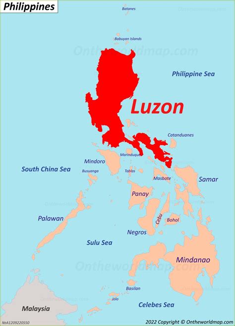 Luzon Island Map Philippines Detailed Maps Of Luzon Island