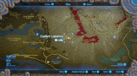 all memory locations in the legend of zelda breath of the wild nintendo insider