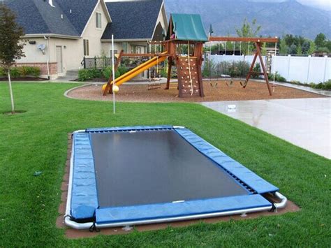 Trampoline Dream Backyard Backyard Backyard Fun