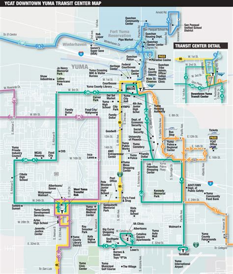 Street Map Of Yuma Arizona