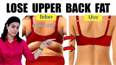 Minute To Reduce Upper Back Fat Bra Bulge Permanently Easy No Equipment Needed Youtube