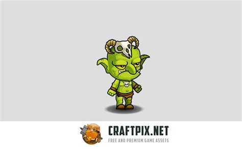 Goblin 2d Game Character Sprite Sheet By Free Game Assets Gui Sprite