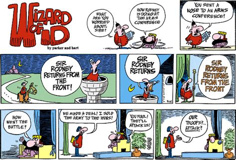 wizard of id by parker and hart for september 15 2002 cartoonist wizard comic strips