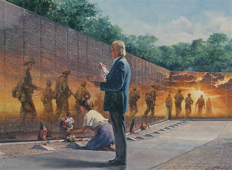 Vietnam Memorial Painting At Explore Collection Of