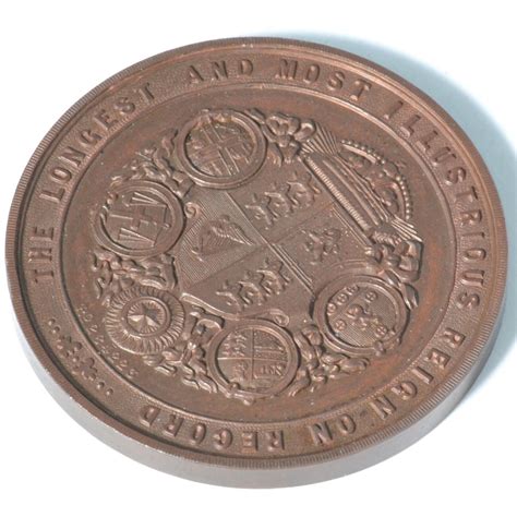 Great Britain 1897 Queen Victoria Diamond Jubilee Bronze Medal Coin