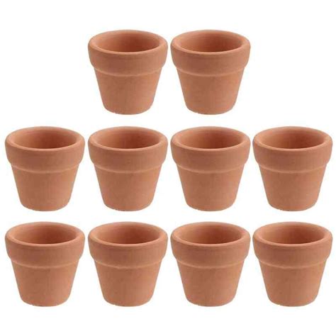 3x3cm Small Mini Terracotta Pot Clay Ceramic Pottery Planter Flower