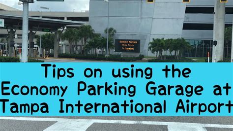 Tampa Airport Economy Parking Tips Rambling With Phil Youtube