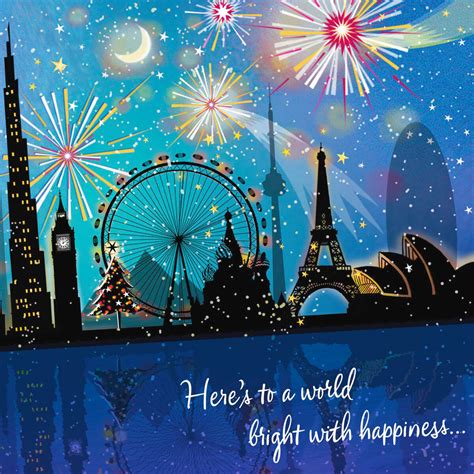 The World Celebrating New Year Cards Pack Of 6 Boxed Cards Hallmark