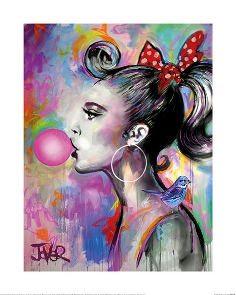 Loui Jover Bubble Girl I Canvas Print The Art Group