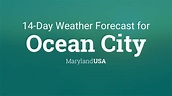 Ocean City, Maryland, USA 14 day weather forecast