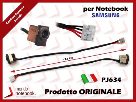 Connettore Di Alimentazione Dc Power Jack Samsung Pj634 Np270e5e