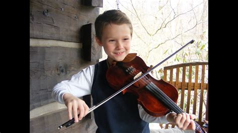 This will help you find the key of the song. 9-year-old fiddler hopes to go pro - YouTube