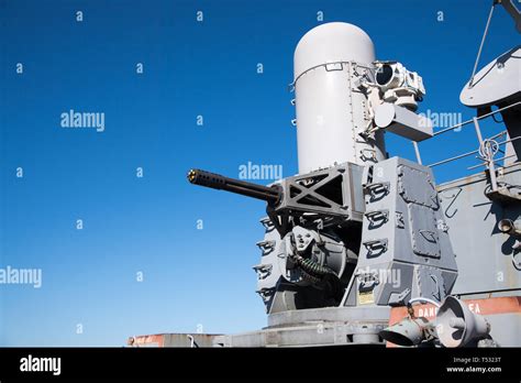 20mm Phalanx Ciws On Us Navy Arleigh Burke Class Guided Missile