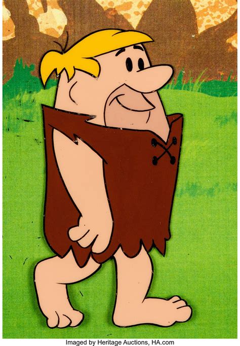 The Flintstones Barney Rubble Animation Cel Hanna Barbera 1980s B70287