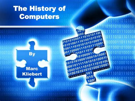 Ppt The History Of Computers Powerpoint Presentation Free Download