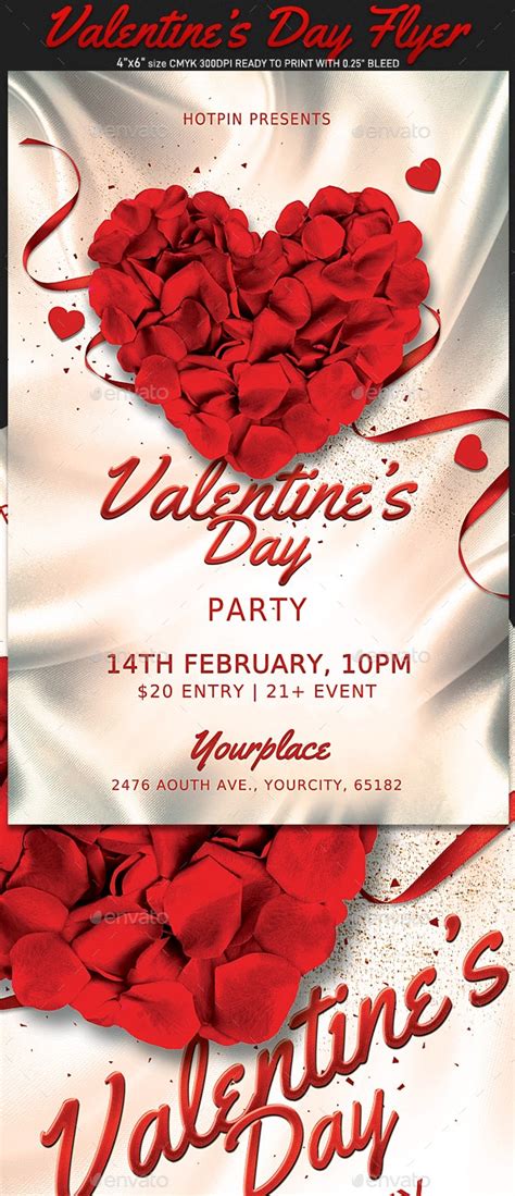 Classy Valentines Day Flyer By Hotpin Graphicriver