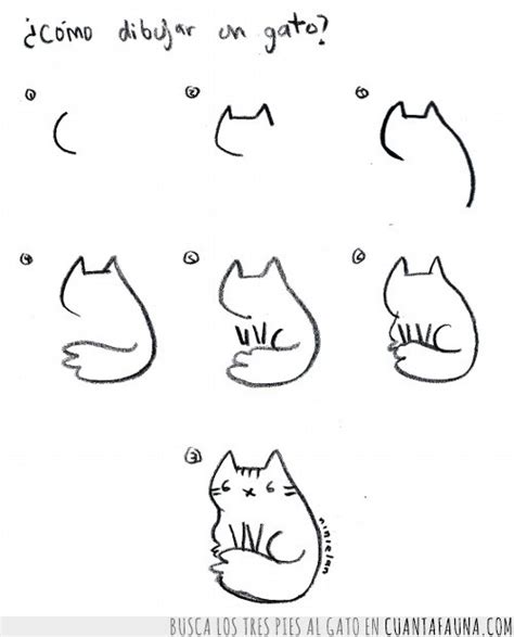 Cuánta Fauna Cómo Dibujar Un Gato Con Estos Sencillos Y Fáciles Pasos