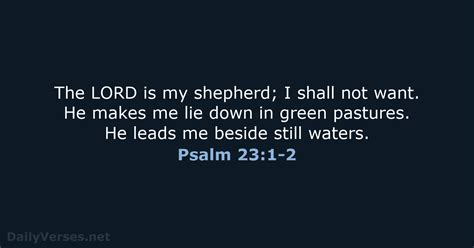 Psalm 23 ESV DailyVerses Net