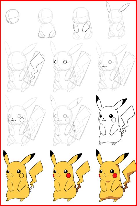 Dessin Facile Pokemon Coloring Pages
