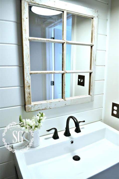 With these bathroom mirror ideas, you can create a tile backsplash with your bathroom mirror embedded in it. 40+ Best Farmhouse Mirror Ideas and Designs for 2021