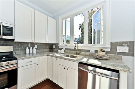 Smoke can result from a small fire, candles while there are several methods for cleaning kitchen cabinets damaged by smoke, some smoke. Smoke Glass Subway Tile | Gray subway tile backsplash ...