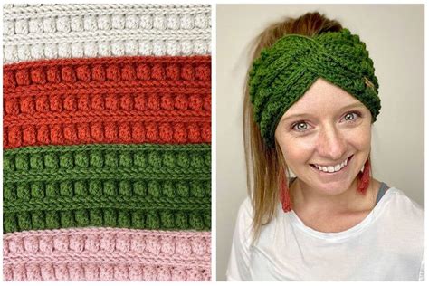 How To Make A Bobble Stitch Headband Free Crochet Pattern A Crafty Concept