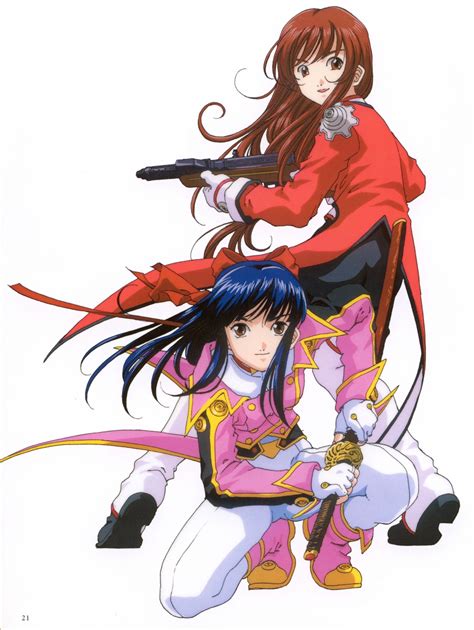 erica fontaine shinguuji sakura sakura taisen sakura taisen iii absurdres highres scan