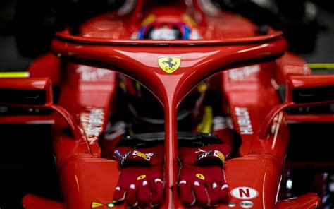 Download wallpapers HALO, Ferrari SF71H, 4k, new cockpit ...