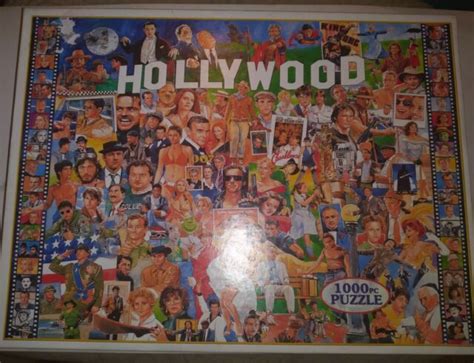 Hollywood Puzzle White Mountain 1000 Pieces Excellent Complete Very