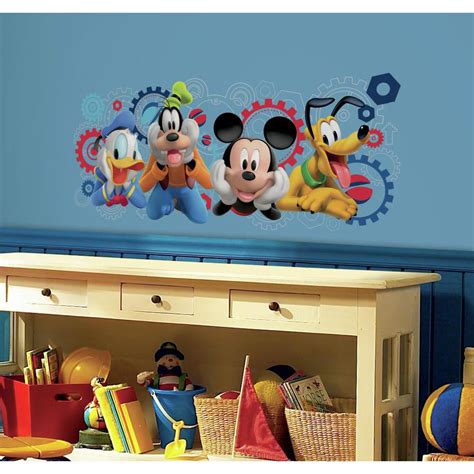 Disney Mickey Mouse Clubhouse Capers Giant Wall Decals Kids Room