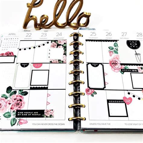 By Cottageberry Happy Planner Layout 365 Happy Planner Happy Planner