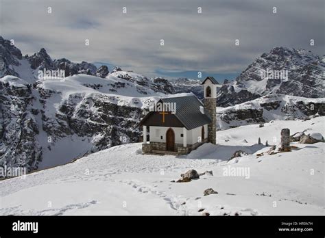 Chapel Of The Alpini Cappella Degli Alpini Tre Cime Di Lavaredo