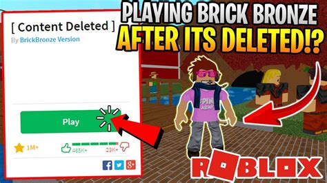 PLAY POKEMON BRICK BRONZE AFTER ITS DELETED Roblox How To Play
