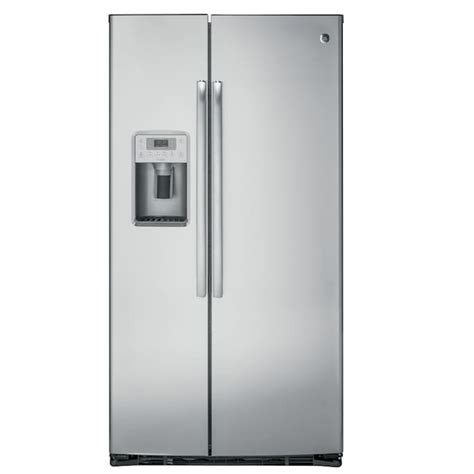 Ge Profile 221 Cu Ft Counter Depth Side By Side Refrigerator With Ice