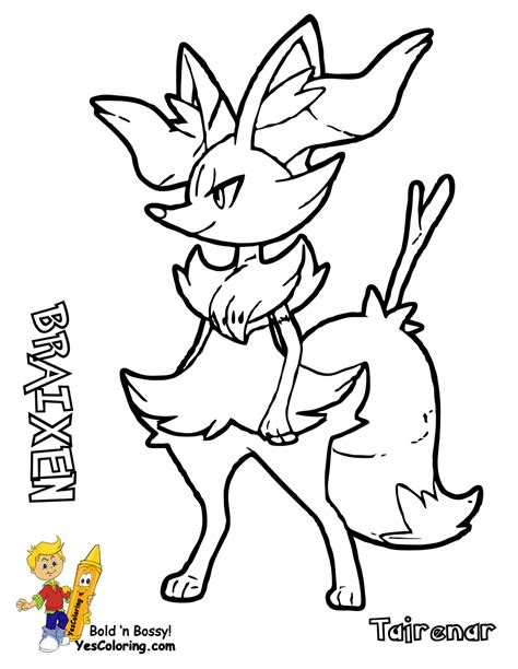 Pokemon Xy Printable Coloring Page Quality Coloring Page Coloring Home