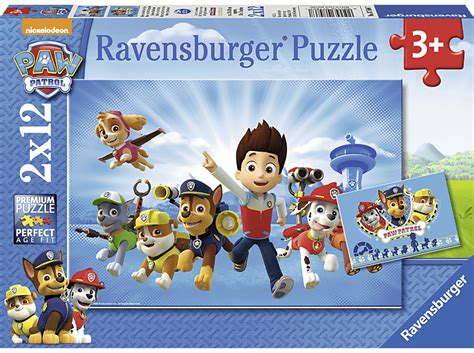 Ravensburger Ryder Und Die Paw Patrol Puzzle Mehrfarbig Mediamarkt