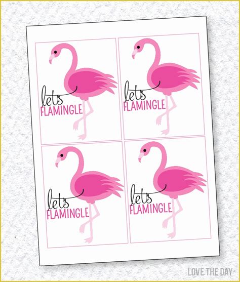 Flamingo Birthday Free Printable