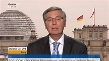 Silvesternacht in Köln: Wolfgang Bosbach im Tagesgespräch am 12.12.2016 ...