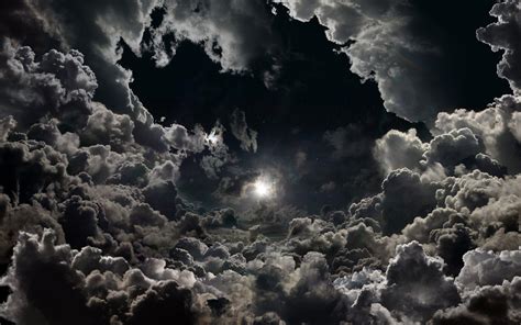 Cloudy Night Sky Wallpapers Top Free Cloudy Night Sky Backgrounds WallpaperAccess